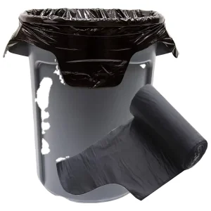 Custom Logo 100% Compostable S-Shape PBAT PLA Starch Plastic Trash Bags