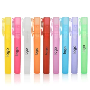 Custom Logo 10ml 5ml 3ml Clear and Black Gold Hand Sanitizer Mini Hand Sanitizer Pen Spray