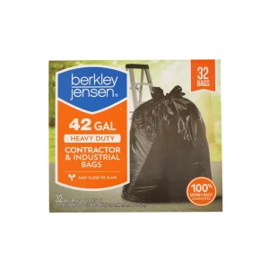 Custom Logo Biodegradable Compostable Flat-Top PE Plastic Garbage Bags