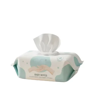 Custom Logo Biodegradable Organic Sensitive Skin Fragrance Free 99.9 Pure Water Baby Wet Tissue Baby Wipes