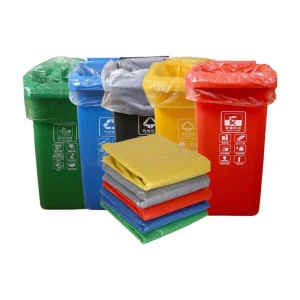 Custom Logo Colorful Large Size Disposable Garbage Bags Trash Plastic Garbage Bag Heavy Duty Garbage Bag