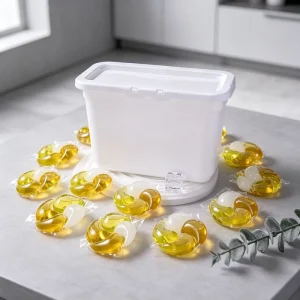 Custom Logo Disposable Laundry Detergent Pods 5-in-1 Anti-Color Transfer Long-Lasting Scent Eco-Friendly