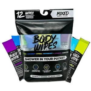 Custom Logo Disposable Summer Sport Cooling Body Cleansing Wipes Gym Refreshing Wet Wipe Rolls
