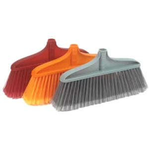 Custom Logo Made to Order Classic Brooms Dustpans Wooden Handle Flagged Bristle Lightweight Durable Outdoor Floor PP PET Broom