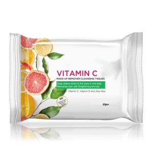 Custom Logo Makeup Remover Wipes Cosmetic Cleaning Wipes Disposable Oil Cotton Face Wipes