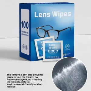 Custom Logo Microfiber Eyeglass Cloths for Cleaning Sunglass Lenses and Screens with OPP Bags