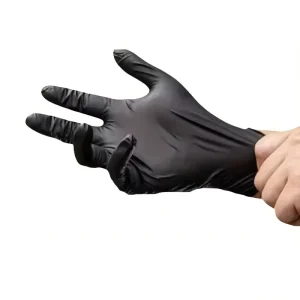 Custom Logo Nitrile Gloves, Powder-Free, Oil-Resistant, Anti-Slip for BBQ and Dishwashing