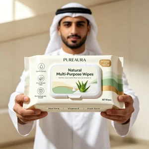 Custom Logo OEM Service Disposable Cleansing Soft Flushable Wet Wipes Spunlace Material Eco Friendly for Babies