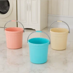 Custom Logo PP Plastic Basin and Bucket Set Multi Size Stackable Household Laundry Cleaning Combo Factory OEM ODM Supply