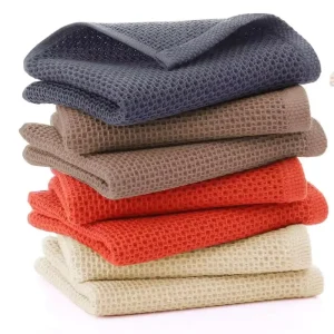 Custom Logo Printed High Quality Dish Towels For Kitchen Cotton Towel Set Quick Drying Kitchen Towels Cotton Dish