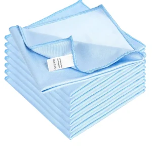 Custom Logo Quick Dry Cleaning Polishing Towel Microfiber Cloth for Kitchen and Car Glass Window Cleaning