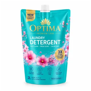 Custom Logo Spout Pouch for Liquid Soap Detergent Stand-Up PE Moisture-Proof Matte Finish FDA OEM
