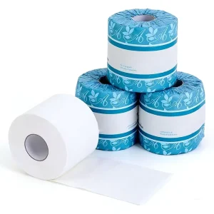 Custom Logo Virgin Pulp Toilet Paper 2-5-Ply Baby Soft Bulk Rolls for Hotels Households