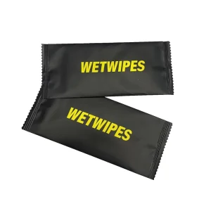 Custom Logo Wet Wipes Travel Single Pack Individual Hand Wipes Refreshing Restaurant Wet Wipes Non Woven Cleansing Wet Tissue