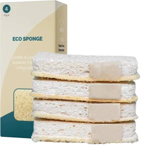 Custom Natural Eco Friendly BSCI Certified Dish Sponge Sustainably Forested Loofah Sponge Biodegradable Ruizhifa Scouring Pad