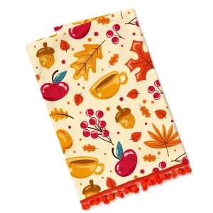 Custom OEM Cartoon Dish Towel Full Color Print Eco Friendly Durable Hemmed Cotton Canvas Digital Printing Thick Weave Kitchen