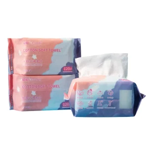 Custom Organic Spunlace Nonwoven Wet and Dry Wipes Tissue Disposable Cloth Towel Aesthetic Face Towel Facial Tissues