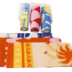 Custom Patterned Multi Design Absorbent Dish Cloths Reusable Kitchen Hand Towels for Cooking & Cleaning