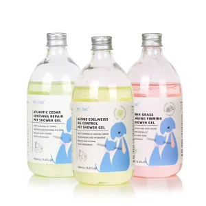 Custom Pet Shampoo Long lasting Fragrance Dogs Cats Antibacterial Anti mite 200 500ml Pump Bottle OEM Private Labeling Available