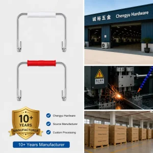 Custom Plastic Bucket Wire Handle Zinc Plated Pail Carry Handle for Paint Chemical and Food Containers