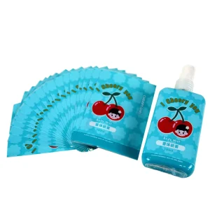 Custom Plastic PET PVC Glossy Bead Lube Gallon Plastic Bottle Heat Shrink Labels for Mineral Water and Dishwashing Liquid