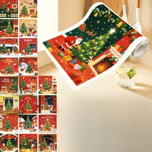 Custom Position Printed Tearable Roll Microfiber Cloth Quick Dry Versatile Dish Towel for Kitchen Multi scene Cleaning