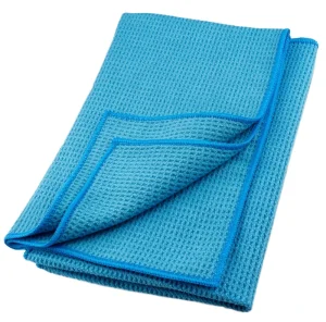 Custom Premium Microfiber Drying Towel Waffle Weave 16*24in Super Soft for Cars Kitchen Glass Dishes Bathroom