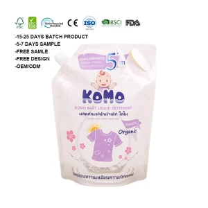 Custom Printed Detergents Liquid Spout Pouch Laundry Washing Liquid Doypack Soap Stand up Spout Plastic Packaging Bags