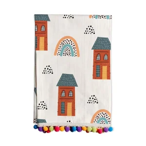 Custom Printed Digital Print Cartoon Pattern Eco Friendly Cotton Kitchen Tea Towels Customized Logo No MOQ for Trial Programs