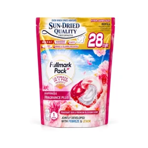 Custom Printed Floral Scent Laundry Pods Packaging Stand-up Pouch for Detergent Refill Storage Resealable Moisture-Proof