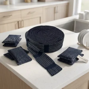 Custom Printed Kitchen Fabric Sponge Scouring Pad Roll