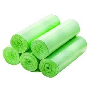 Custom Printed Logo Plastic Garbage Bag on Roll for Household Use