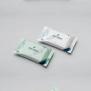 Custom Printed Orange Soft PET PP LDPE CPP Plastic Side Gusset Bags Baby Wet Wipes Pouch Tissue Packaging Bag