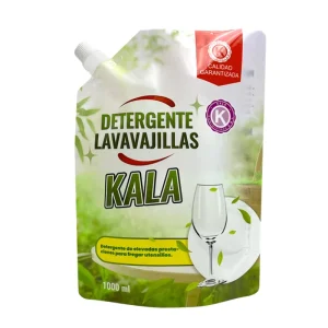 Custom Printed Plastic 1000ml Detergent Bag Packaging 1L Stand Up Spout Pouch Bag for Dishwashing Liquid 1 Liter
