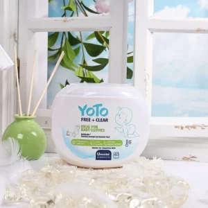 Custom Private Label Eco-Friendly Laundry Detergent and Stain Remover for Clothes and Baby Clothes, Unscented