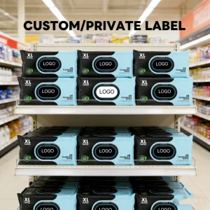 Custom Private Label Household Flushable Wet Wipes INDA GD4 Certified Septic Safe Toilet 100% Biodegradable Eco-friendly