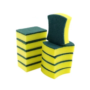 Custom-Size Composite Dishwashing Sponge Scouring Pads