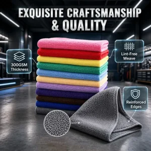 Custom Size Plaid Microfiber Kitchen Towel OEM Service Soft Quick Dry Cleaning Cloth for Dish Wiping Polishing