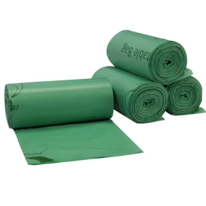 Custom Size and Color Compostable Biodegradable Trash Bags for Kitchen Use (BB3013)