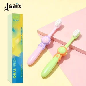 Custom Trending Kids Toothbrush Cartoon Handle for Kid Teeth Cleaning
