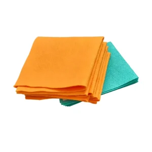 Custom Viscose Rayon Breathable Eco Friendly Cleaning Cloths Washable Easy Dry Super Absorbent Cloth Rolls (80% Viscose 20%