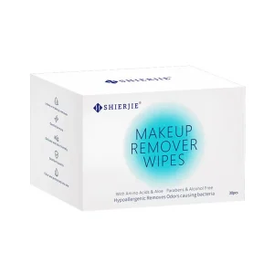 Custom Women’s Travel Facial Cleansing Wipes with EDI Water, Disposable Makeup Remover Wipes
