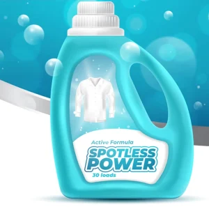 Custom designed Self Adhesive Waterproof PVC Sticker Labels for Laundry Detergent with Round Custom Shape Custom Orders Accepted