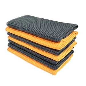 Custom logo Waffle Kitchen Hand Towels Dish Cloth Highly Absorbent Cleaning Drying Dishes Tea Towel Extra Soft