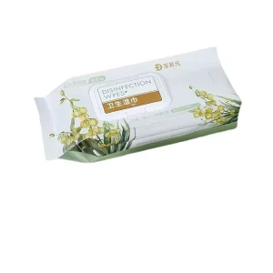 Custom printed Plastic Material Wet Wipe Packaging Bags for Baby Wipes Facial Cleansing Wipes Disinfection Wipes