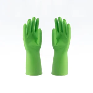 Custom waterproof laundry dishwashing rubber women gloves for household to clean the dirty
