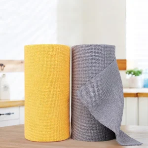 Customised Kitchen Cloths Reusable Cleaning Cloth Tear Away Microfiber Towel Roll