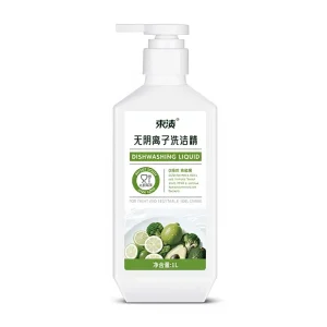 Customizable 1L Anion Free Dishwashing Detergent Food Grade Restaurant Universal Cleaning Tableware Fruits Vegetables Bottled