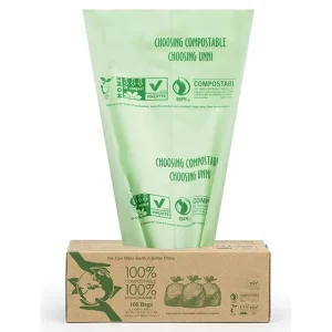 Customizable Biodegradable OK Compost BPI Tall Kitchen Trash Bags 13 Gallon Plastic Compostable Garbage Bags