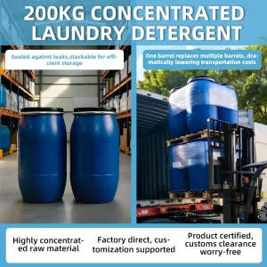 Customizable Commercial Concentrated Laundry Detergent Liquid Factory